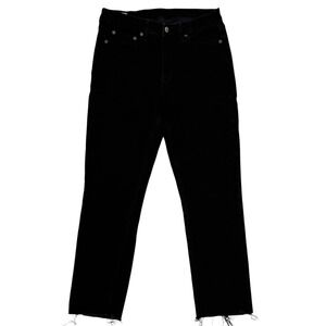 Gap Vintage Slim Mid Rise Black Denim Jeans Size 29 / 8 R Cotton Spandex Stretch
